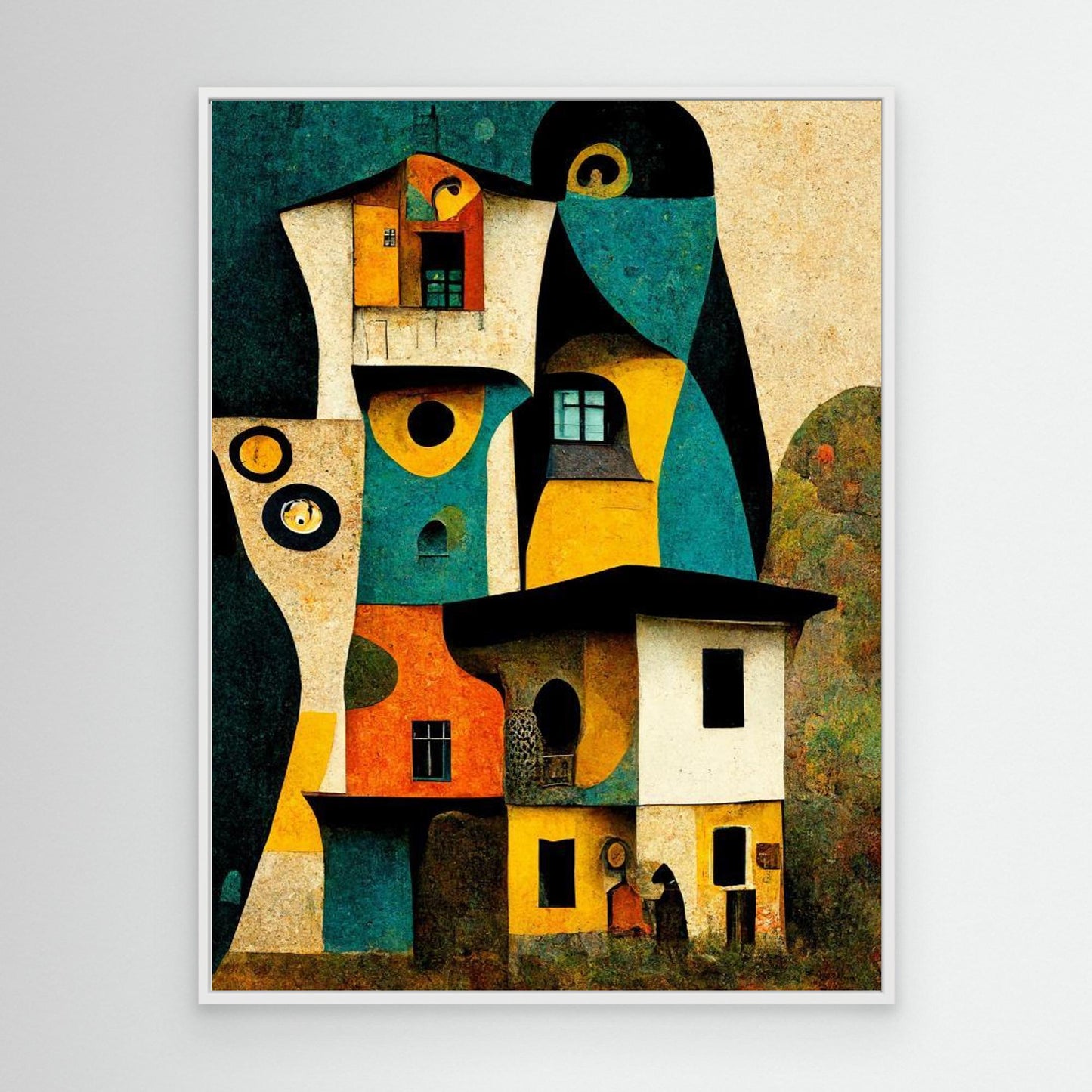The Art House by Treechild - Canvas Print