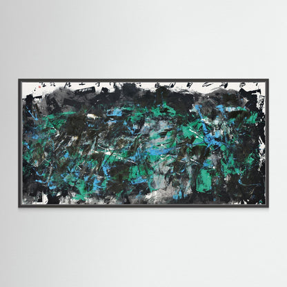 Emerald Tempest - Canvas Print