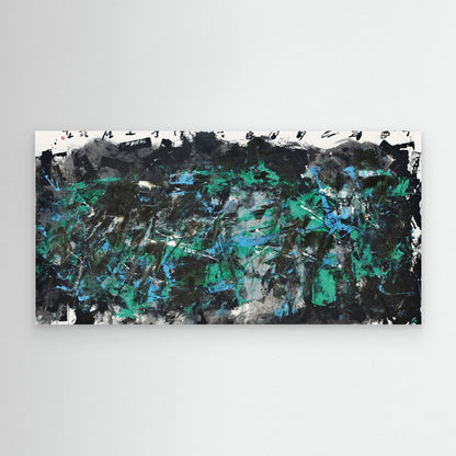 Emerald Tempest - Canvas Print