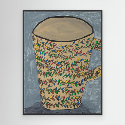 Mug With Leaves by Dale Hefer &Amp; Family