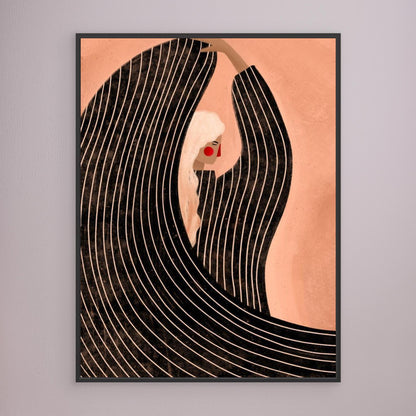 The Woman With the Black Dress by Bea Müller