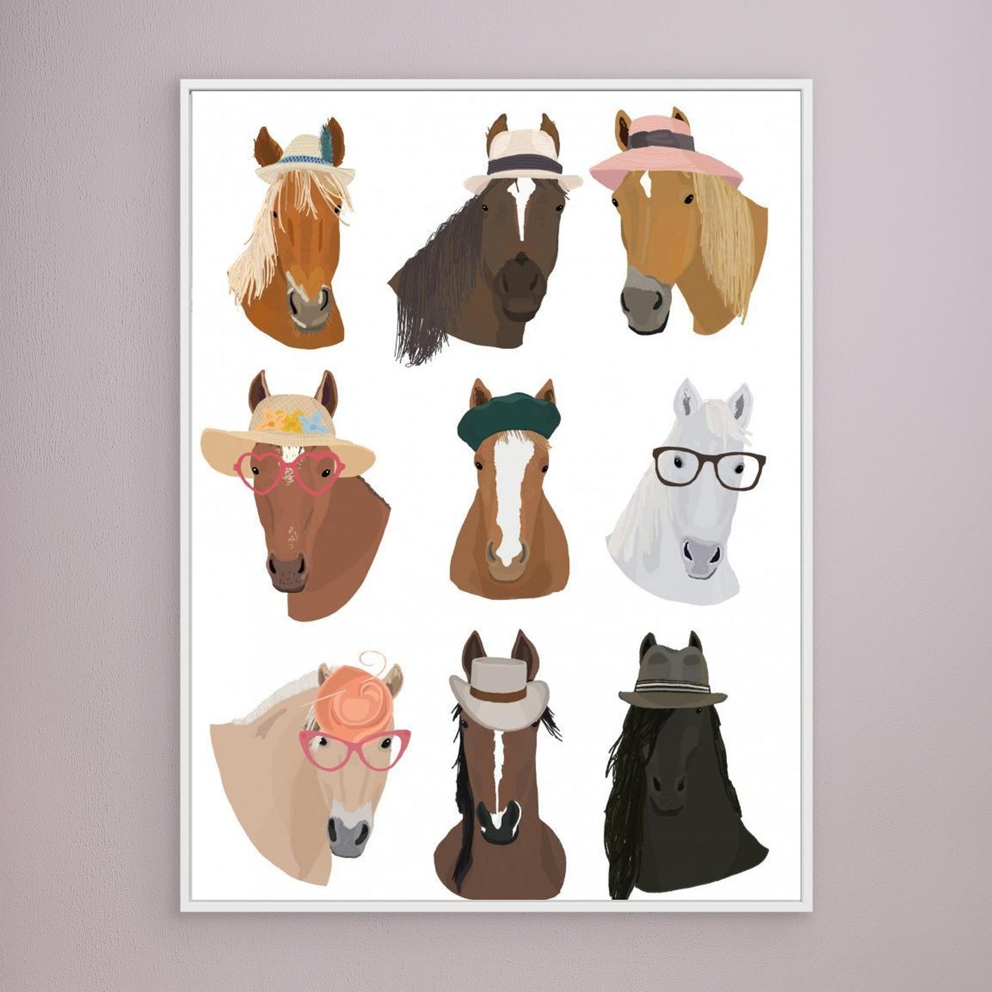 Horses In Hats by Hanna Melin