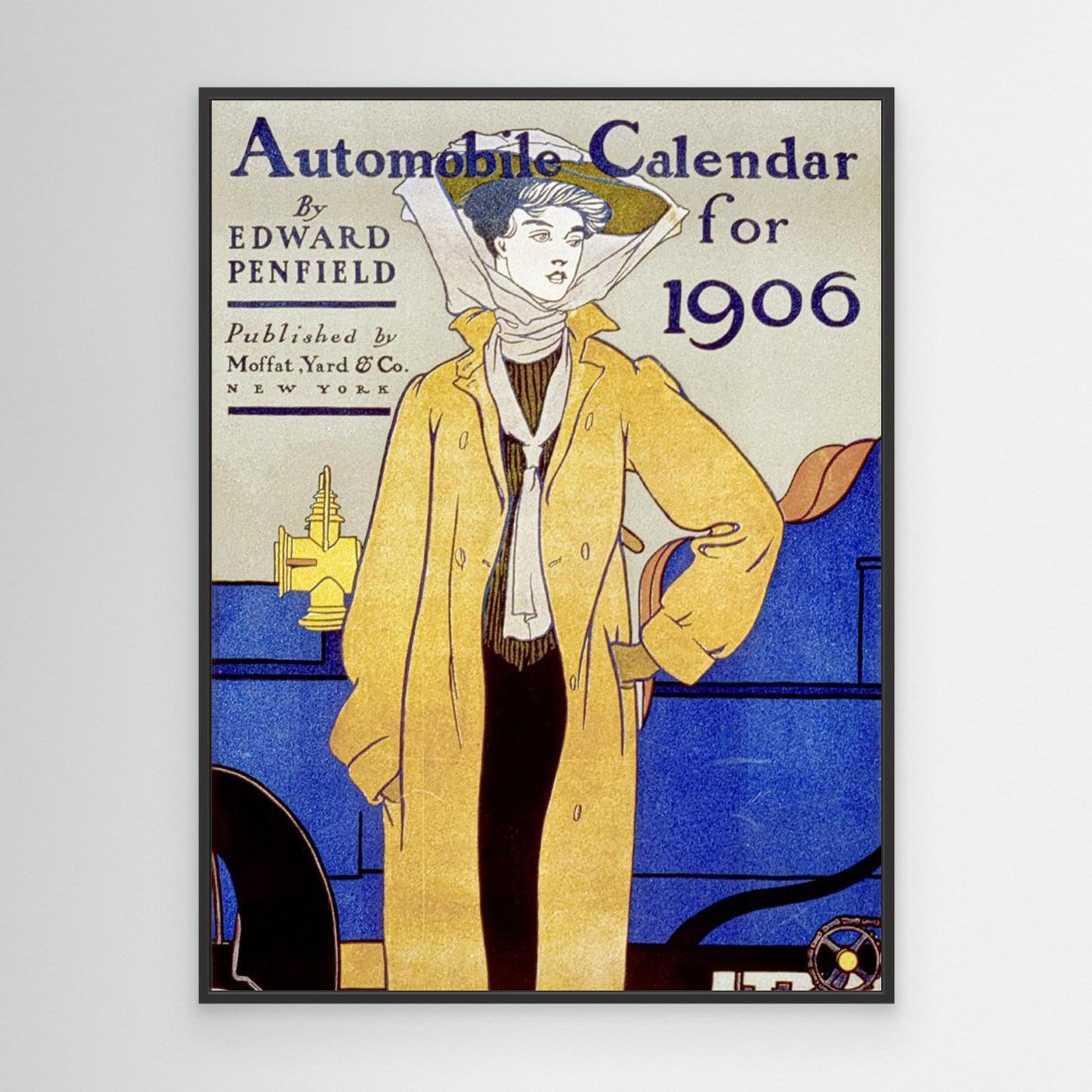 Edward Penfield's Automobile Calendar for 1906 by Pictufy